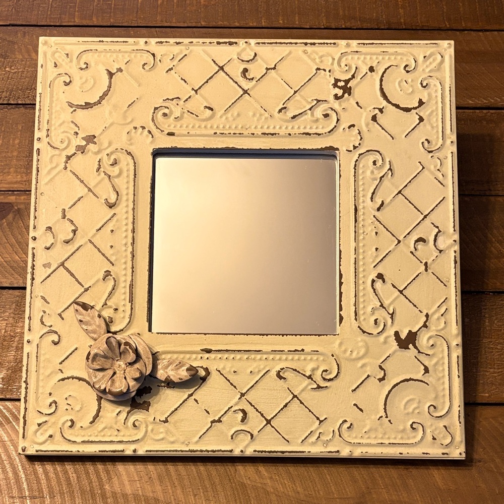 Vintage Style Square Mirror